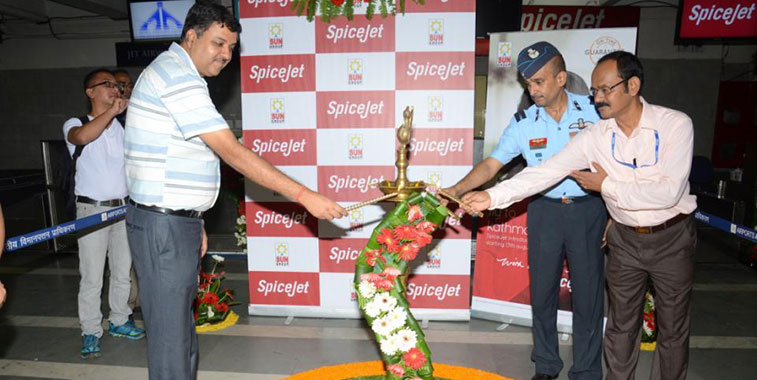 SpiceJet’s newest route launch was on 13 August from Bagdogra to Kathmandu in Nepal