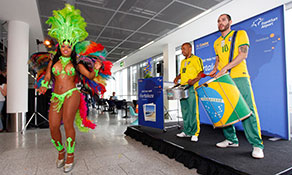Hosting World Cup boosts Brazil’s international air traffic; American Airlines and TAM each start two new daily routes in last 12 months