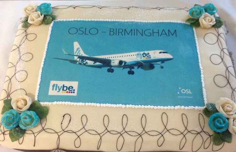 Flybe Birmingham to Oslo Gardermoen