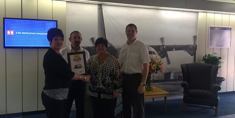 FlySafair received its anna.aero Route of the Week award