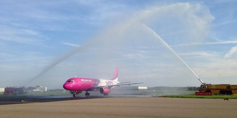 Water Arch 8 – Wizz Air Katowice to Maastricht Aachen