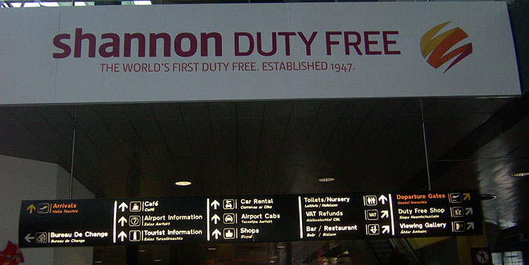 Shannon Airport duty free