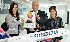 Air Serbia receives Route of the Week award for Zagreb service