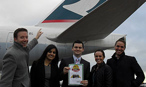 Manchester Airport receives Route award for Cathay Pacific Airways