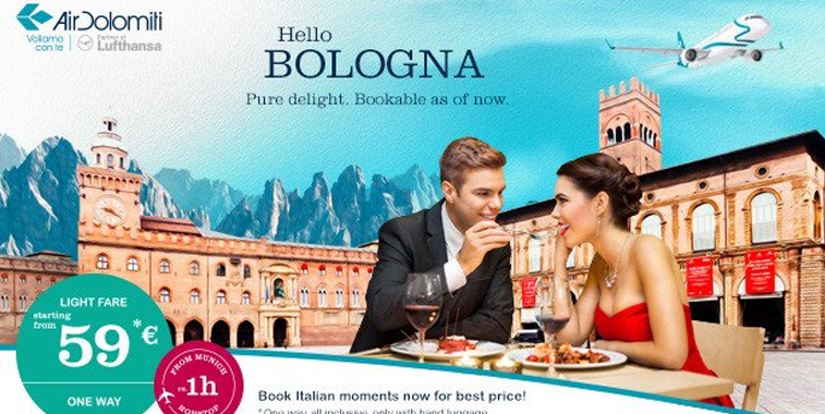 Air Dolomiti - New route to Bologna 