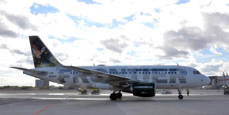 Frontier Airlines started flying to Miami from Denver on 19 December 