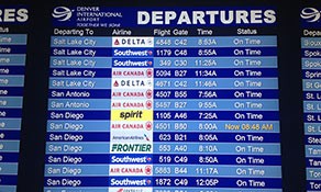 Denver-San Diego air fares revealed; market now served by Frontier Airlines, Southwest Airlines, Spirit Airlines, United Airlines