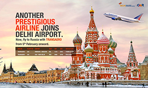 Transaero Airlines debuts at Delhi with Moscow flights