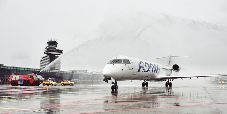 Adria Airways Lodz to Amsterdam