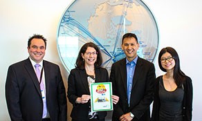 Vancouver Airport receives Cake of the Week award for Air France’s arrival; Lisbon Airport adds colour to Wizz Air water arch welcome