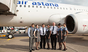Air Astana launches first flight to Hannover