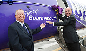 Bournemouth Airport welcomes Flybe’s nine new routes; Ryanair and Thomson Airways also offer flights mostly to Mediterranean
