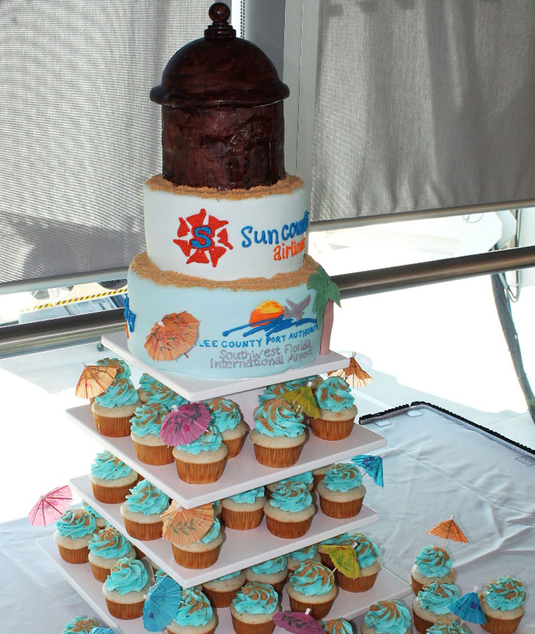 Southwest Florida Airport cake
