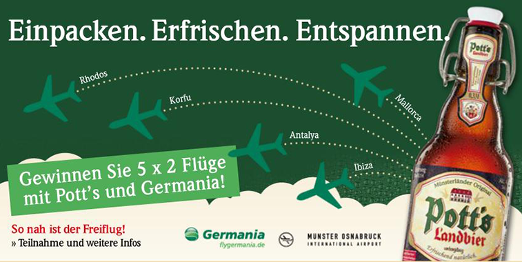 Germania beer and routes