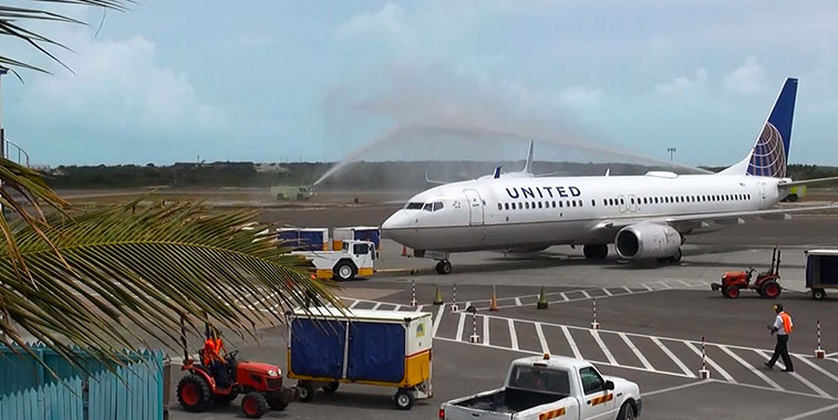 United Airlines Houston Intercontinental to Providenciales 4 June