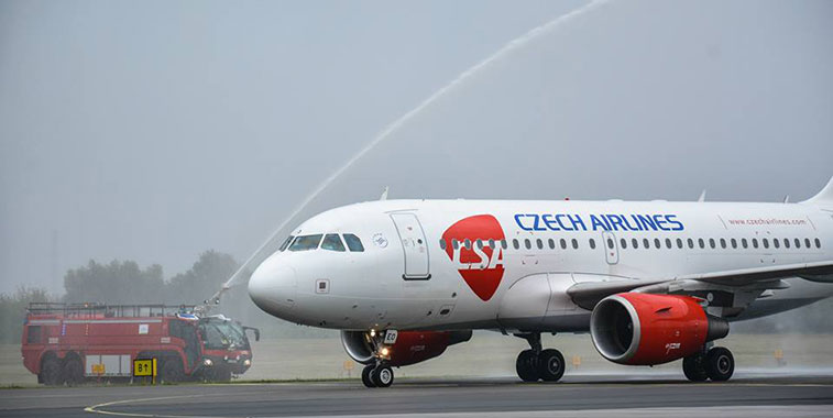 Czech Airlines Lodz to Edinburgh 14 July 