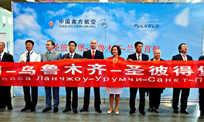 China Southern Airlines starts services to St Petersburg