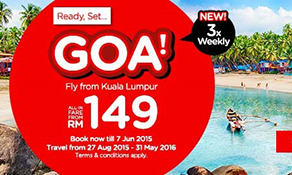AirAsia launches 8th route to India