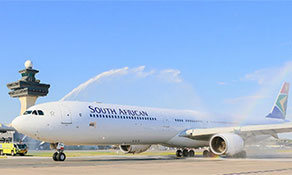 South African Airways' three main airports are reporting an average decline in capacity of 7%