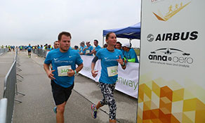 SWISS wins race to be: “Fastest Airline In The World” in Airbus-sponsored anna.aero-Budapest Airport Runway Run