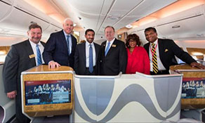 Emirates begins two routes in one day