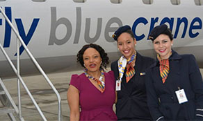 Fly Blue Crane takes to the skies