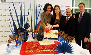 TAM Airlines touches down in Barcelona