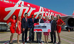 Indonesia AirAsia Extra settles in Sydney
