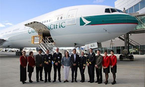 Cathay Pacific Airways receives its 70th 777 as Boeing edges further ahead of Airbus in the 2015 delivery race