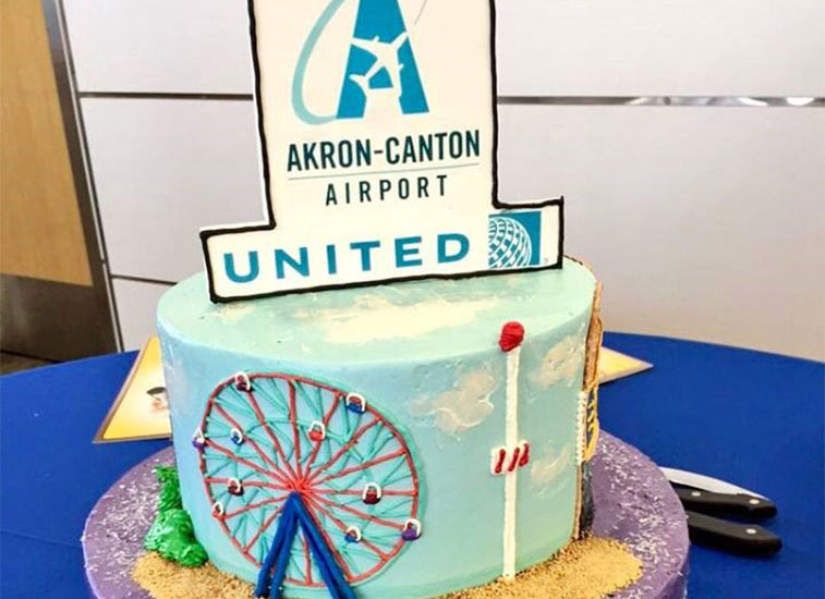 cotw vote United Airlines Akron Canton to New York Newark