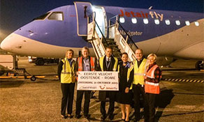 Jetairfly links Rome with two Belgian cities