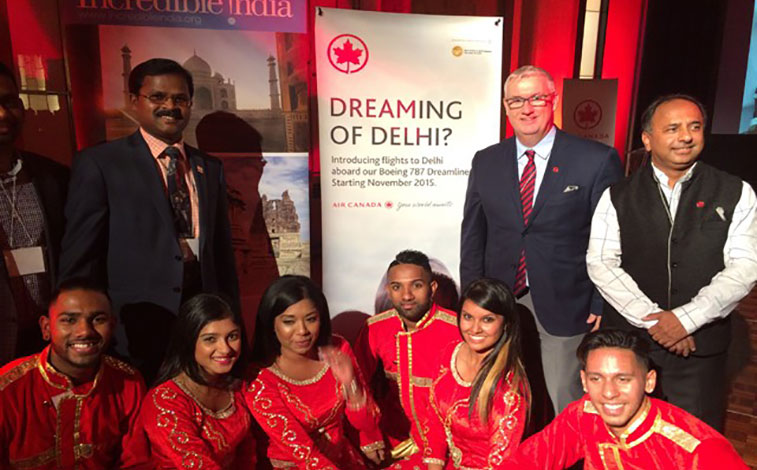 Air Canada on 1 November launched non-stop flights from Toronto Pearson to Delhi. The four times weekly service will be operated by the Star Alliance member’s 787-9s and faces no direct competition.
