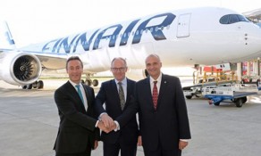 Finnair becomes Europe’s first A350 operator while Boeing further extends its lead in the 2015 delivery race