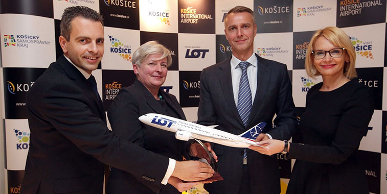 lot polish airlines warsaw chopin to kosice