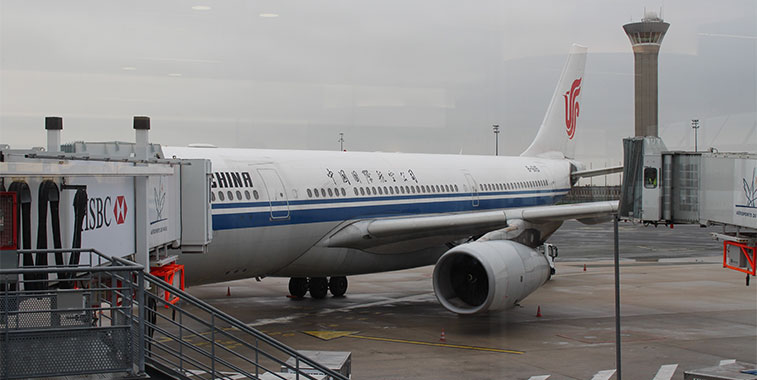 Passengers on the return flight to Chengdu were fortunate enough to be able to board the aircraft via a jet bridge instead of having to use a remote stand which the arriving passengers had to use. The return flight boarded at Terminal one’s gate A12. 