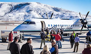 Alaska Airlines gets going to Gunnison