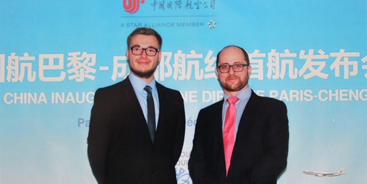anna.aero’s Jonathan Ford would like to thank Aéroports de Paris for inviting him along to the inaugural flight ceremony of Air China’s service to Chengdu, especially Aéroports de Paris Head of Aviation Marketing, Antoine de Lamothe. 