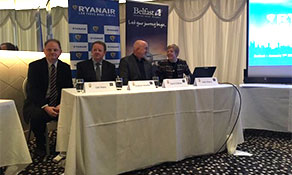 Ryanair announces base #77 at Belfast International with initial service to London Gatwick; five more routes promised