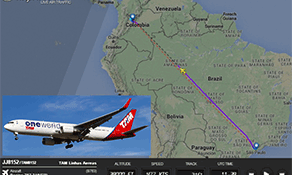 TAM Airlines links Sao Paulo Guarulhos with Bogota