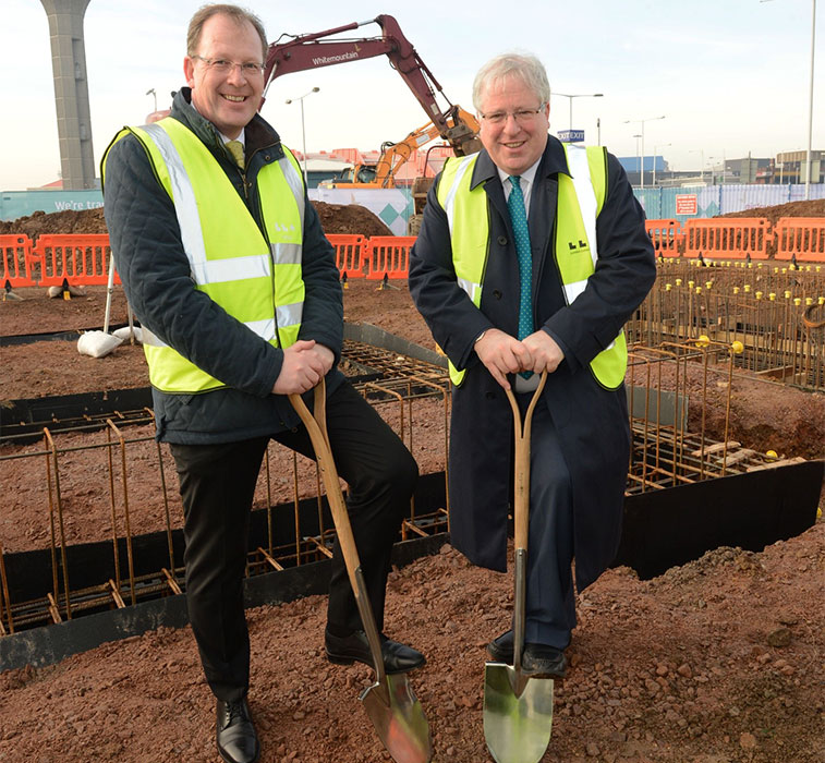 On 21 January, Nick Barton, CEO London Luton Airport, and Patrick McLoughlin MP, Secretary of State for Transport, officially broke ground on the redevelopment of the passenger terminal at the London Luton. McLoughlin commented at the ceremony by saying: “The transformation of London Luton Airport is adding to the UK’s reputation for world class aviation infrastructure. Not only will its development help to meet demand for aviation but will also create thousands of jobs.” The transformation of the airport will increase annual capacity at the facility by 50% from 12 million to 18 million passengers per annum by 2020.