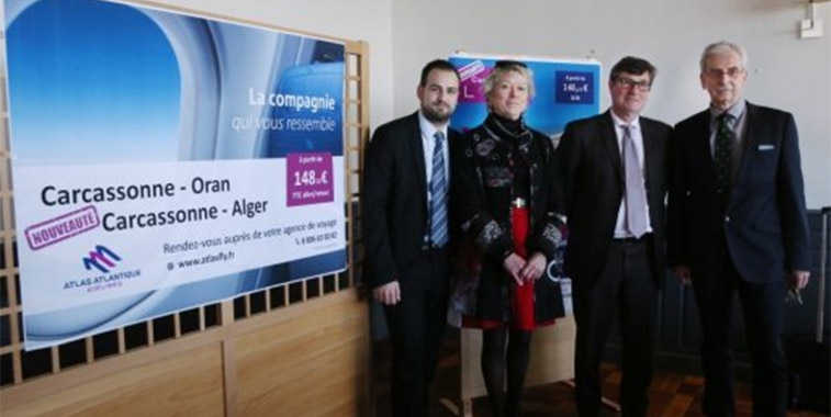 Atlas Atlantique Airlines, a French regional airline, announced that it would commences services from Carcassonne to Algiers
