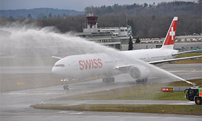SWISS welcomes its first 777 as Boeing kick-starts 2016 with double the deliveries of Airbus