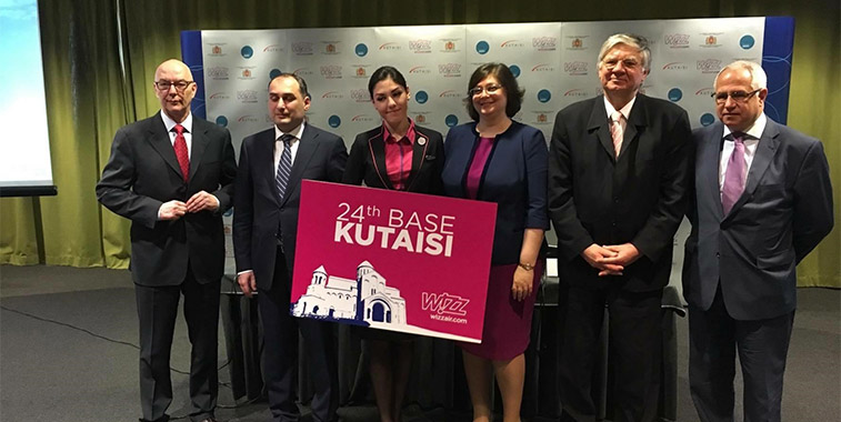 Wizz Air announced that its #24 base would be at Kutaisi Airport in Georgia, the carrier’s first base in the nation