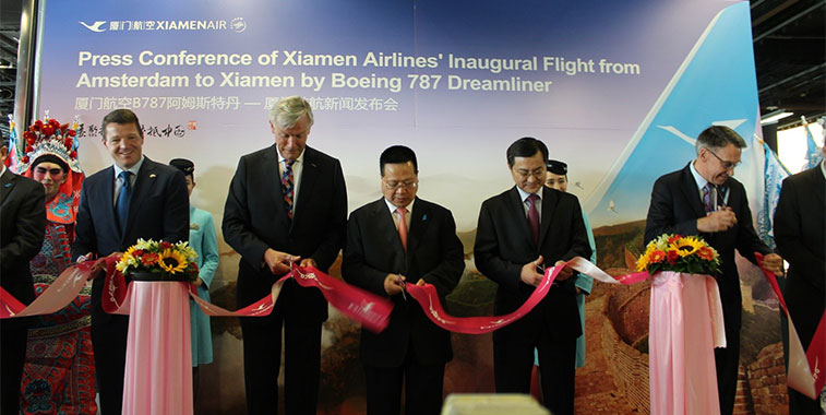 China, the second biggest air transport market in the world after the US, has added seen its airports increase Q1 set capacity by almost 10% representing an increase of over 13 million seats. Helping to fuel this growth are the country’s airlines with Xiamen Airlines adding more seat capacity since 2015 Q1 than any other carrier apart from Ryanair and China Eastern Airlines. This included last July’s launch of services to Amsterdam.