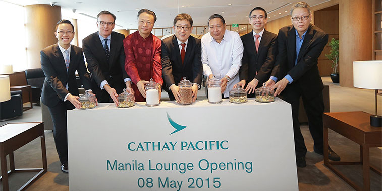 Cathay Pacific Airways opened a dedicated lounge at Manila Airport