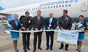 Pobeda starts first German route