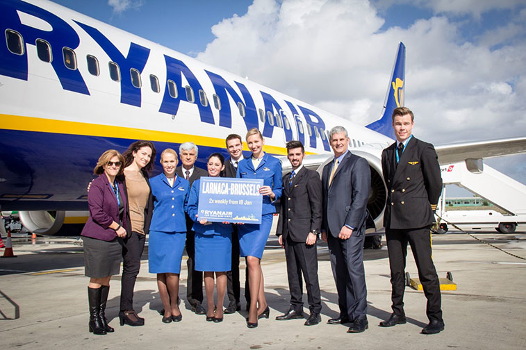Ryanair is growing fast this winter. December passenger numbers were up 25% to 7.5 million, an increase of 1.5 million passengers. This is consistent with our analysis that shows the ULCC is offering 4.6 million more seats in the first quarter of 2016 than it did in the same period in 2015. This includes new routes such as the one between Brussels and Larnaca which was launched on 18 January.
