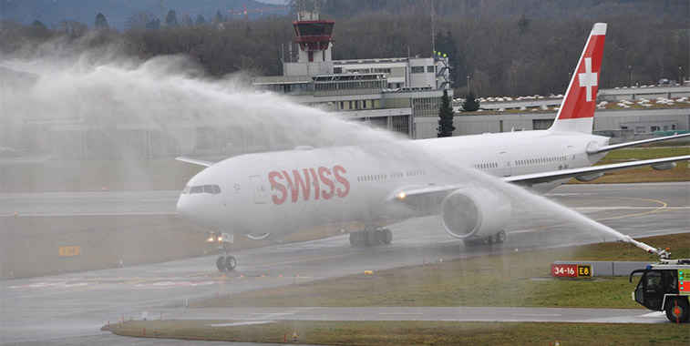 On 29 January, SWISS took delivery of its first 777-300ER