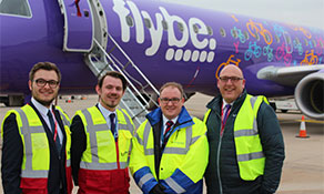 anna.aero helps Flybe open its latest base at Doncaster Sheffield; announces new route to Düsseldorf