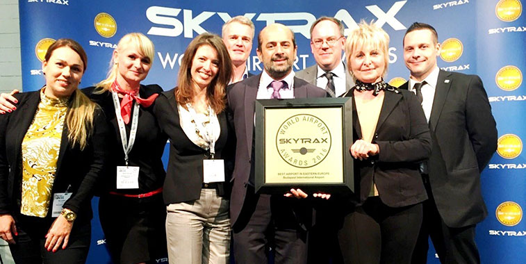 On 16 March Budapest Airport was declared “Best Airport in the Eastern Europe region” for the third consecutive year at the Skytrax World Airport Awards 2016